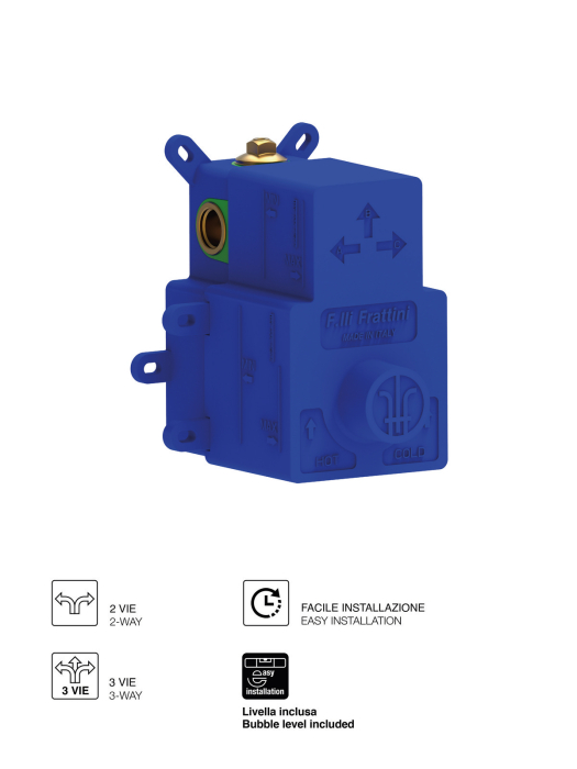 Baterie de duș încorporată universală cu termostat [1]