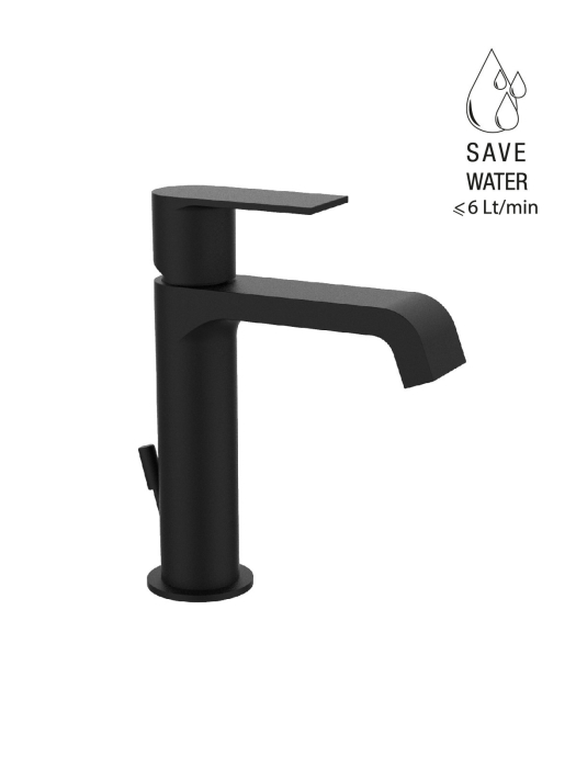 Baterie lavoar cu monocomandă și scurgere tip pop-up [1]