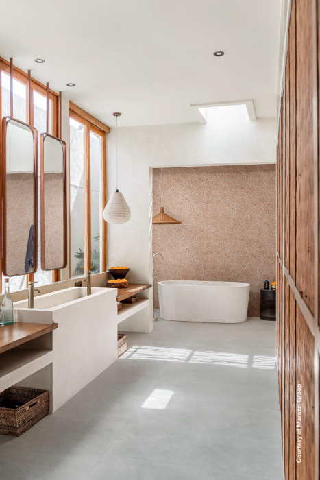 Placi ceramice portelanate Marazzi Slow Cold Cromo 60x120 [2]