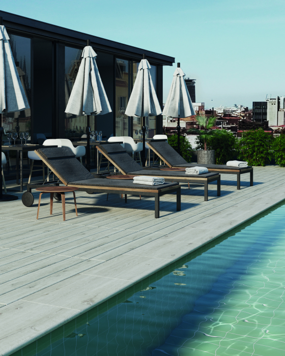 Placi ceramice extrudate terasa 20 mm Exagres Exadeck Maple 121,7x14,1x2,6 [2]