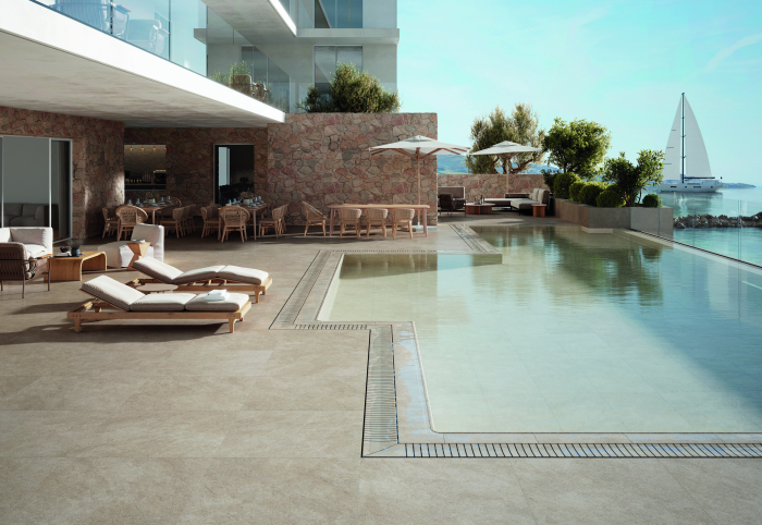 Placi ceramice extrudate Exagres Drach Beige 60x120 [2]