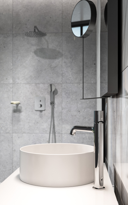 MEANDRO, Baterie stativa lavoar inalta [2]