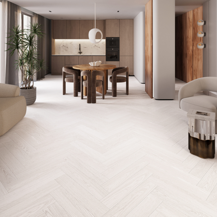 Parchet AURA SPC Stejar Olivia Herringbone [2]