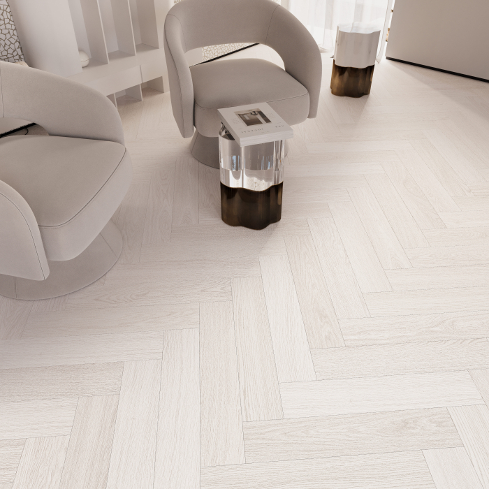 Parchet AURA SPC Stejar Olivia Herringbone [3]