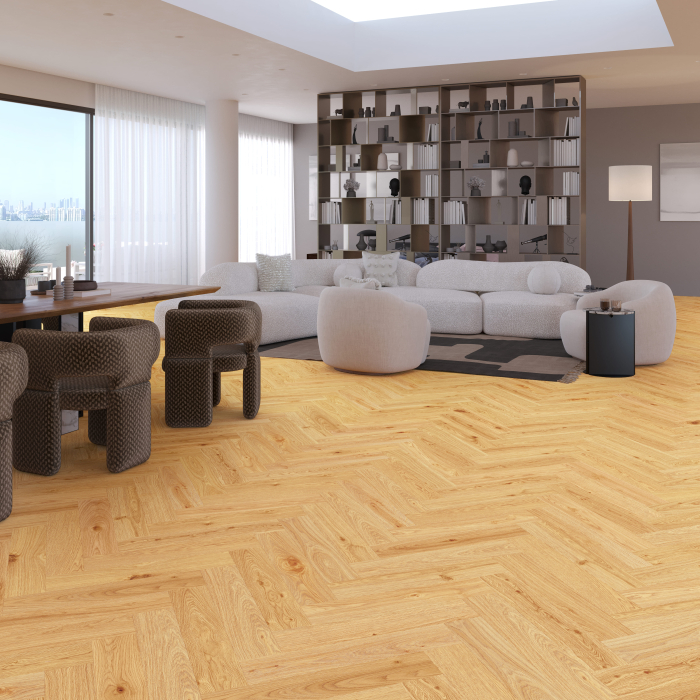 Parchet AURA SPC Stejar Sophia Herringbone [2]