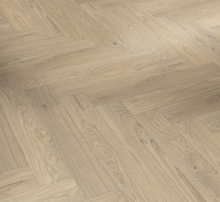 Parchet de stejar Bardolino alb Herringbone [3]