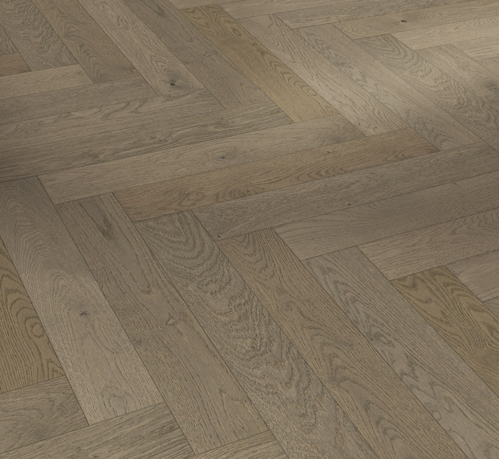 Parchet de stejar Gri Chalet Herringbone [3]