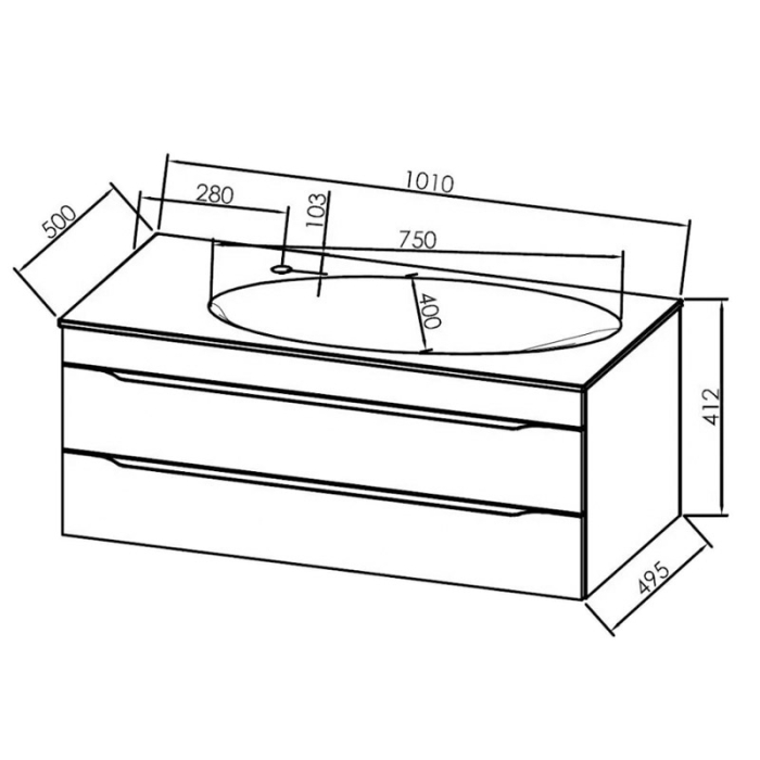 SET MOBILA MALAYA  101 CM [3]