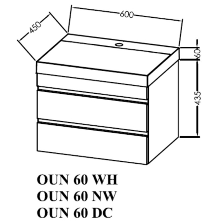 SET MOBILA NAOMI 60 CM [2]