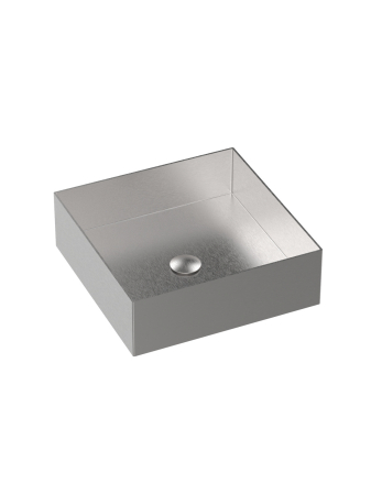 BORGIA - Lavoar de blat 400x400 mm cu scurgere universală prin împingere