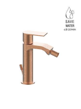 TOLOMEO - Baterie bideu cu monocomandă și scurgere tip pop-up