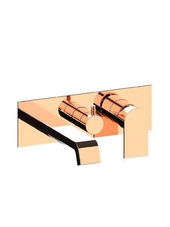 TOLOMEO - Set exterior pentru baterie de cadă încorporată cu discuri ceramice cu 3 căi