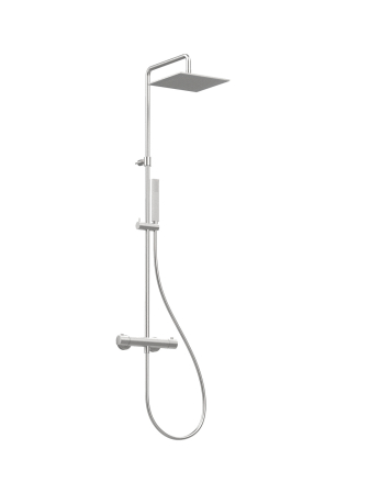 MOCCA - Baterie duș anticalcar externă termostatică 25x25