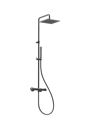 MOCCA - Baterie duș anticalcar externă termostatică 25x25