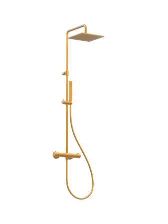 MOCCA - Baterie duș anticalcar externă termostatică 25x25