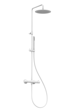 MOCCA - Baterie duș anticalcar externă termostatică Ø 25 cm