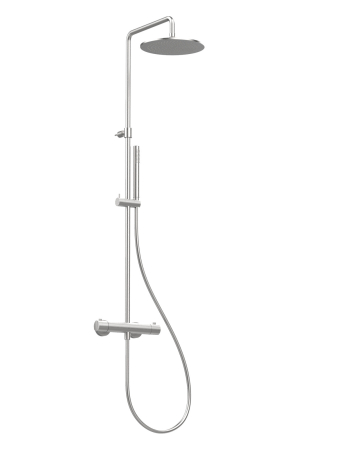 MOCCA - Baterie duș anticalcar externă termostatică Ø 25 cm