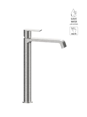 TOLOMEO - Baterie lavoar cu monocomandă versiune înaltă, fără scurgere
