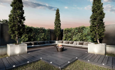 Placi ceramice extrudate terasa 20 mm Exagres Exadeck Grey 121,7x14,1x2,6 [1]