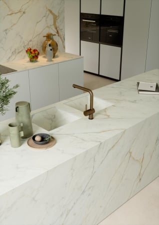 GRANDE MARBLE LOOK - Golden White