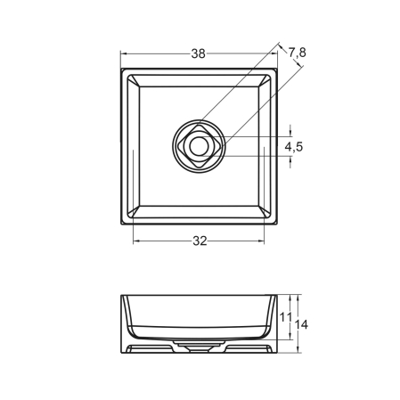 LAVOAR THIN SQUARE [2]