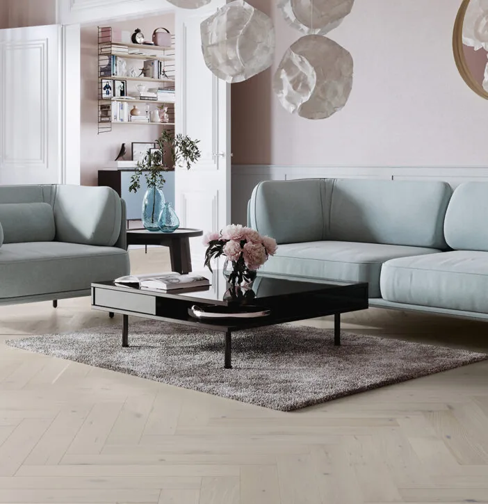 PROMOTII - Parchet Stejar Cappuccino Herringbone 110