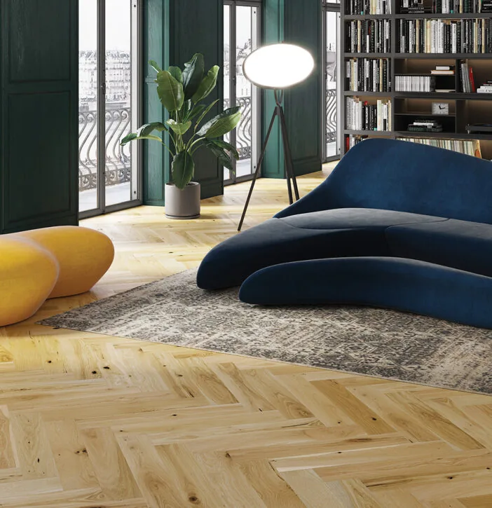 LEMN 100% TRIPLUSTRATIFICAT - Parchet Stejar Grand Canyon Herringbone 130