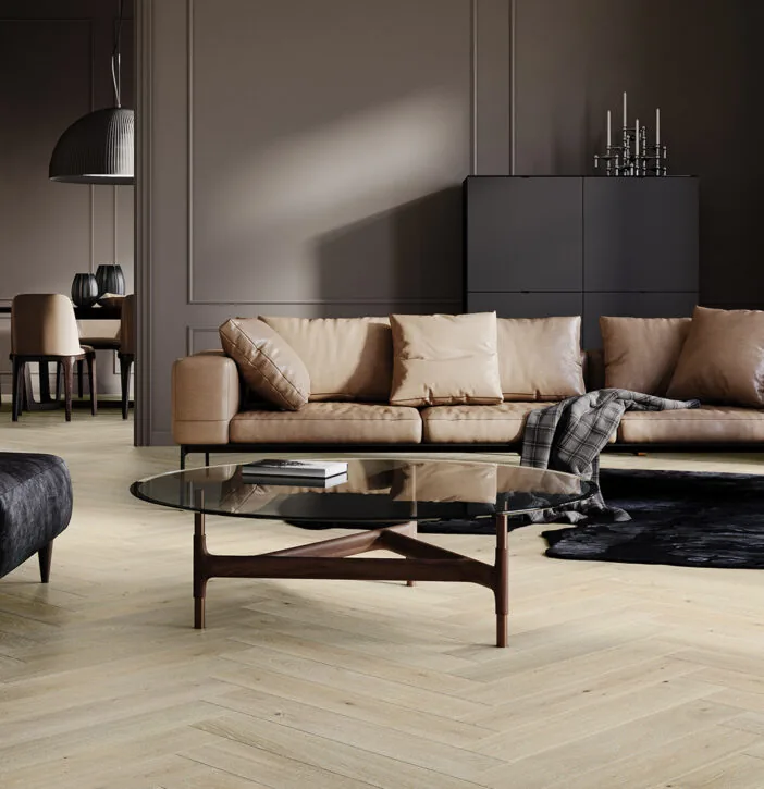 LEMN 100% TRIPLUSTRATIFICAT - Parchet Stejar Grissini Herringbone 130