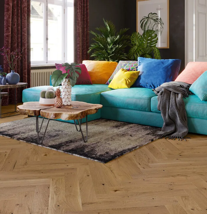 LEMN 100% TRIPLUSTRATIFICAT - Parchet Stejar Mainland Herringbone 110