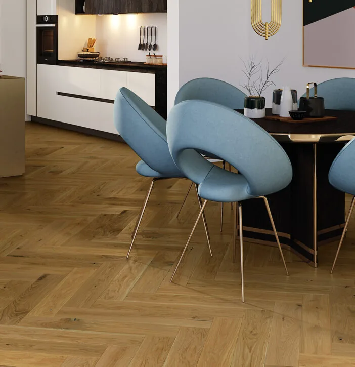 LEMN 100% TRIPLUSTRATIFICAT - Parchet Stejar Mainland Herringbone 130