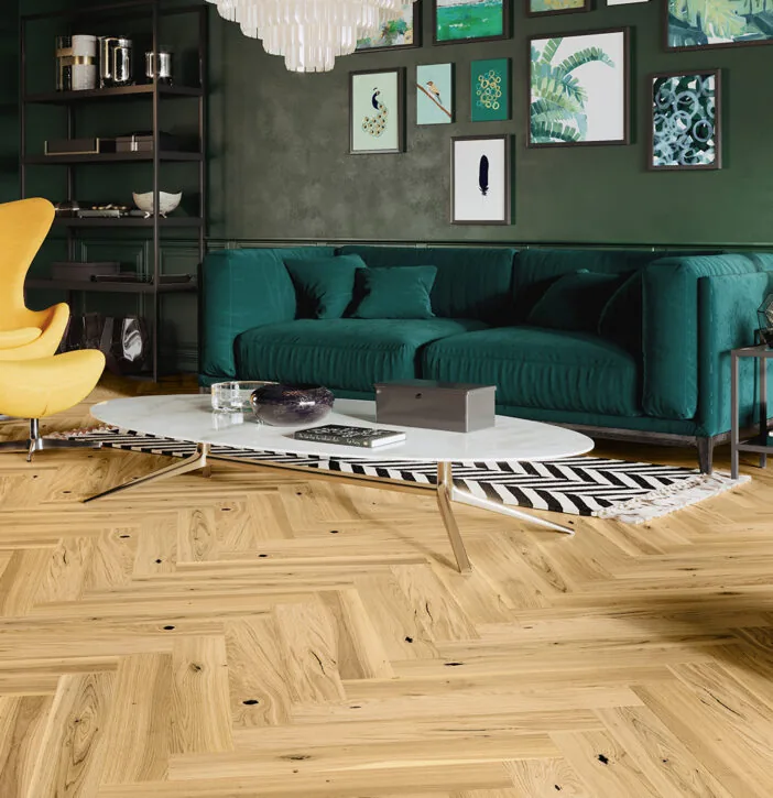 LEMN 100% TRIPLUSTRATIFICAT - Parchet Stejar Ramsey Herringbone 110