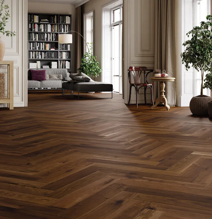 LEMN 100% TRIPLUSTRATIFICAT - Parchet Stejar Trapani Herringbone 130