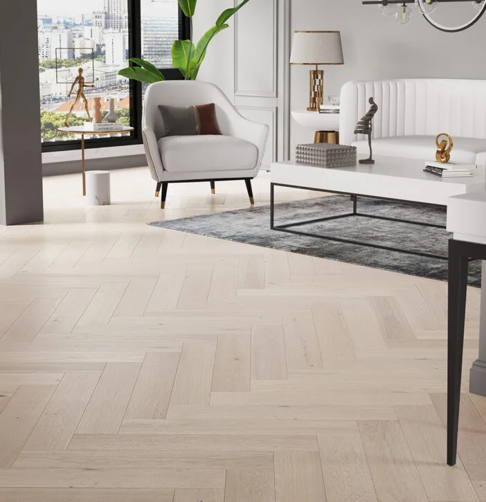 LEMN 100% TRIPLUSTRATIFICAT - Parchet Stejar Trivor Herringbone 130