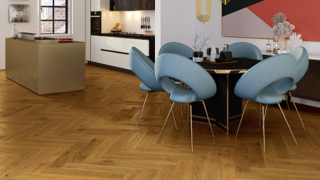 LEMN 100% TRIPLUSTRATIFICAT - PARCHET Stejar Vibrance Herringbone 110