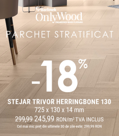 LEMN 100% TRIPLUSTRATIFICAT - PARCHET TRIVOR HERRINGBONE
