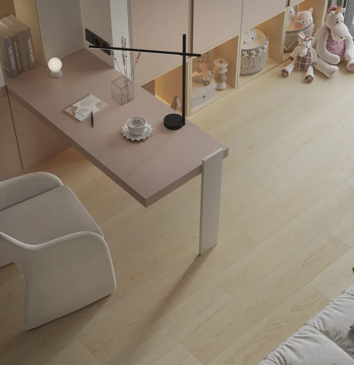 SPC - STONE POLYMER COMPOSITE - Parchet vinil SPC Stejar Coconut (cu substrat integrat)