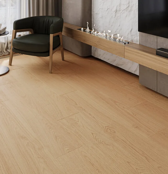 SPC - STONE POLYMER COMPOSITE - Parchet vinil SPC Stejar Cream (cu substrat integrat)