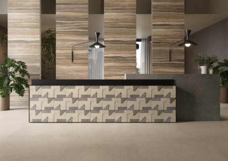 COMPATTA - Placi ceramice portelanate Florim Compatta Pisé Melange 120x280