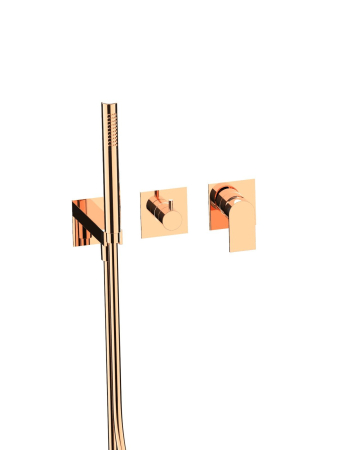 TOLOMEO - Set exterior pentru baterie de cadă încorporată cu discuri ceramice cu 2 căi