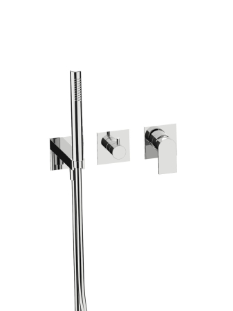 TOLOMEO - Set exterior pentru baterie de cadă încorporată cu discuri ceramice cu 2 căi