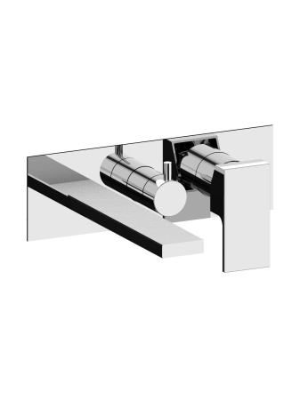 FRATTINI - Set exterior pentru baterie de cadă încorporată cu discuri ceramice cu 3 căi