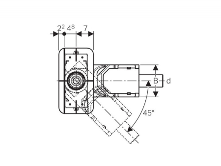 SIFON RIGOLA CLEANLINE INALTIME 6,5-9 CM [2]