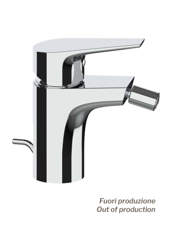BRIO TRE - Single-lever bidet mixer with pop-up waste
