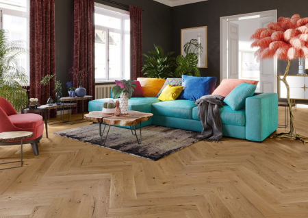 LEMN 100% TRIPLUSTRATIFICAT - Stejar Mainland Herringbone 110