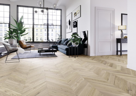 LEMN 100% TRIPLUSTRATIFICAT - PARCHET Stejar Salt Chevron