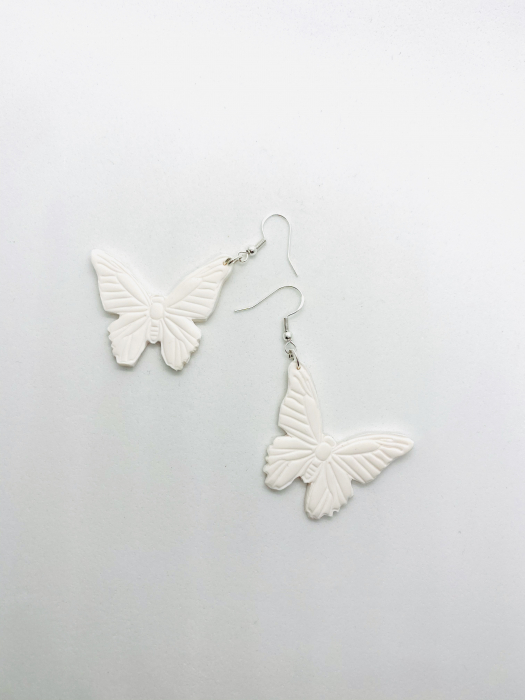 Cercei cu fluturi din argint - handmade [11]