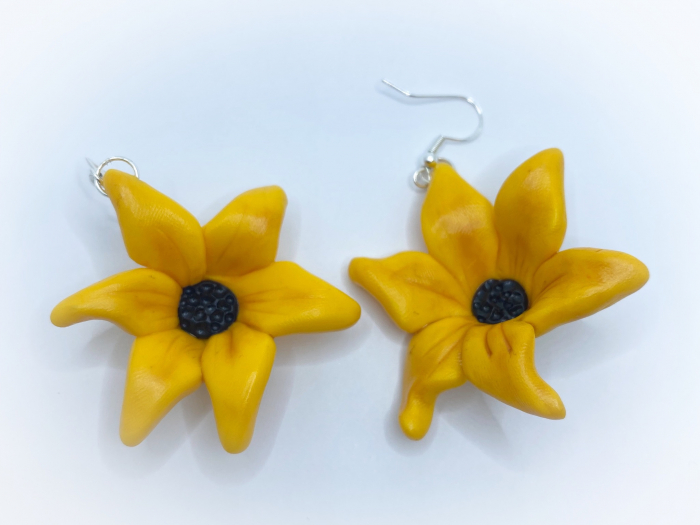 Set de bijuterii handmade cu floarea soarelui [8]