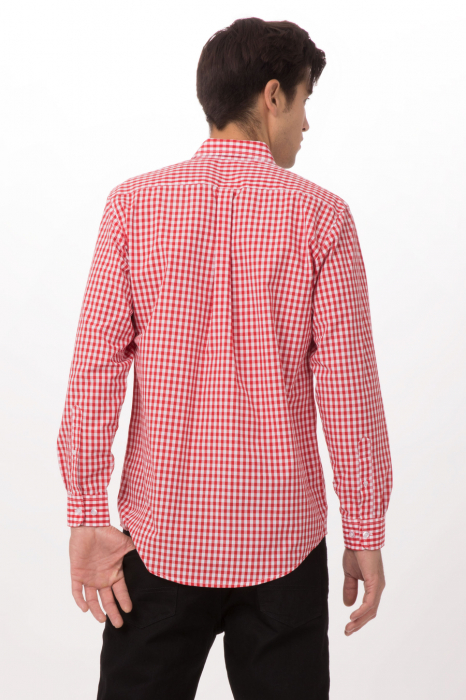 Cămașă Gingham pentru bărbați [3]