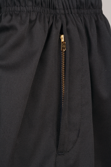 pantaloni de bucatar slim negru [3]