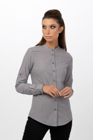 Contemporary - camasa de dama cu guler mandarin